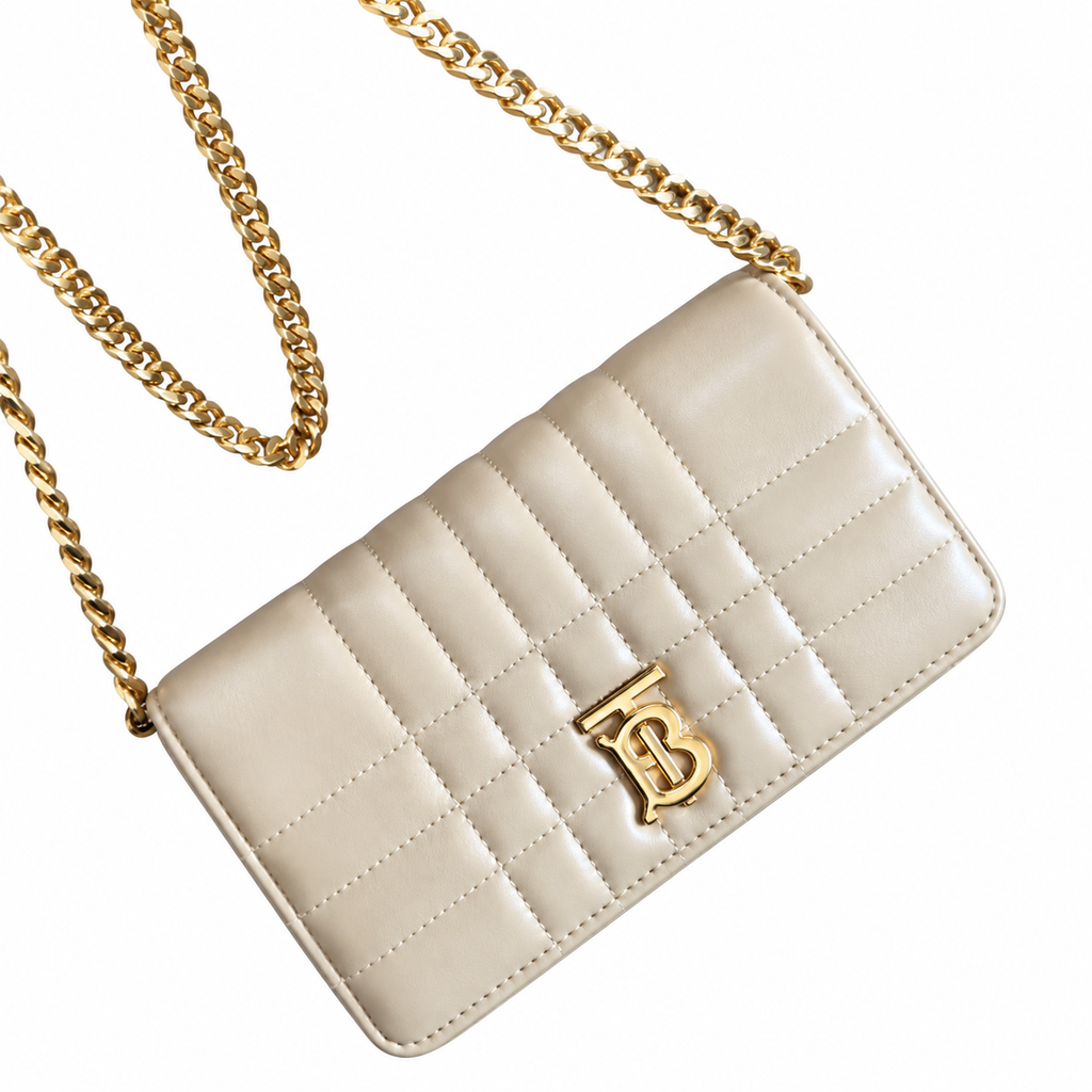 Burberry Heritage Check Mini Crossbody Bag