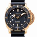 Panerai Luminor Automatic 44mm Men's Steel Watch Navy Blue Dial