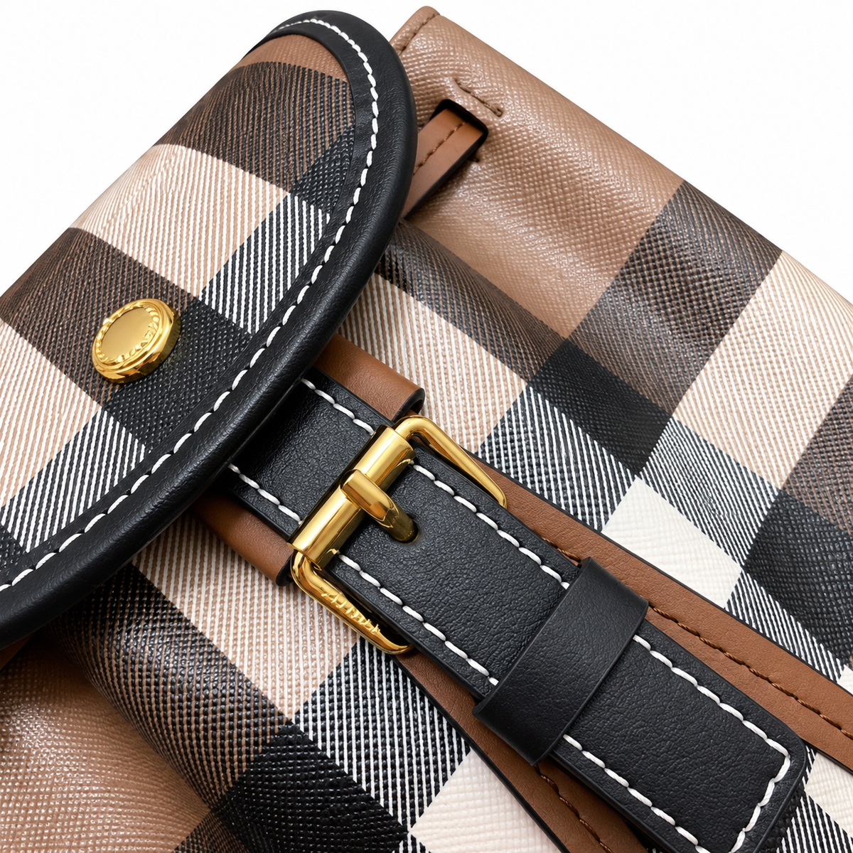 Burberry Heritage Check Everyday Statement Bag