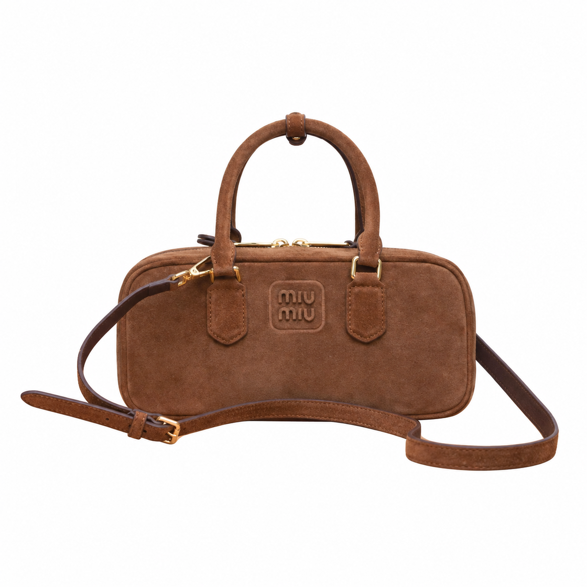 Miu Miu Leather Top Handle Bag 27 cm