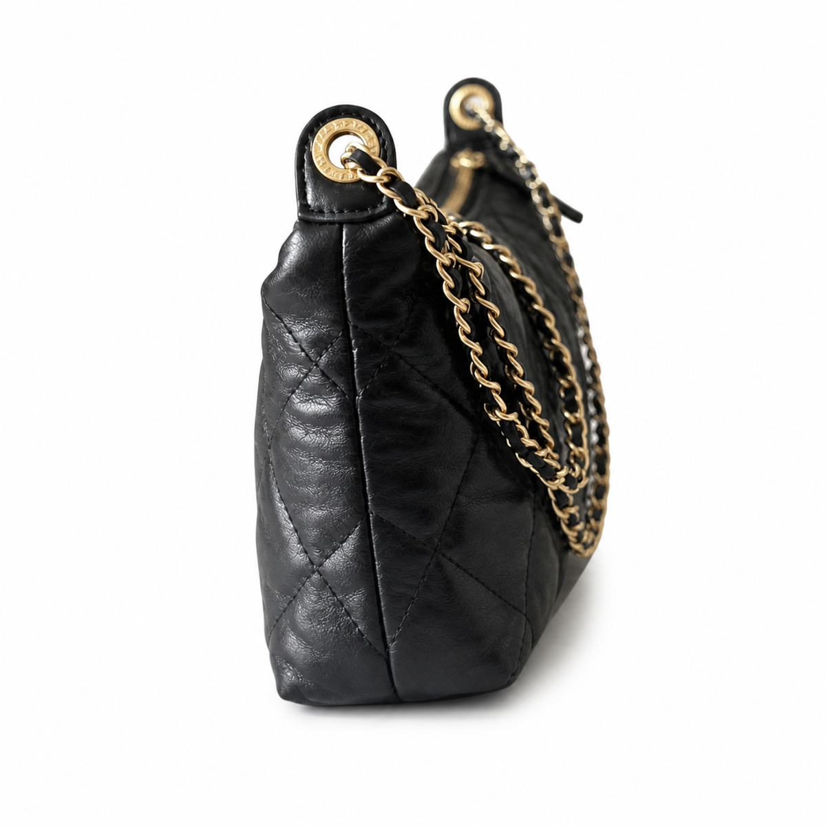 Chanel Aged Calfskin CC Hobo Bag