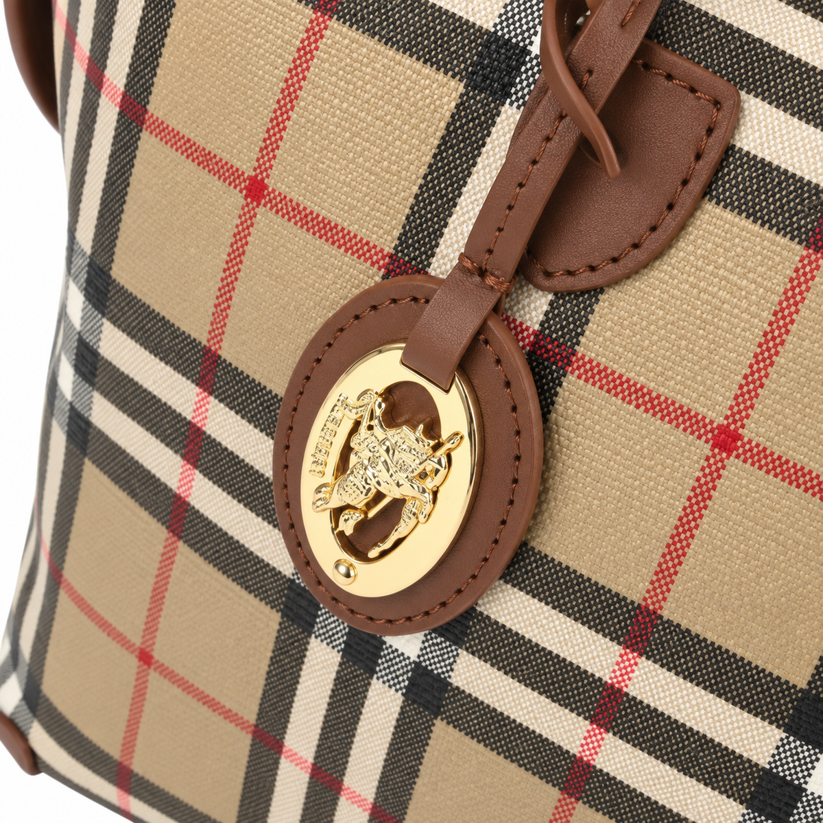 Burberry Heritage Check Shoulder Bag