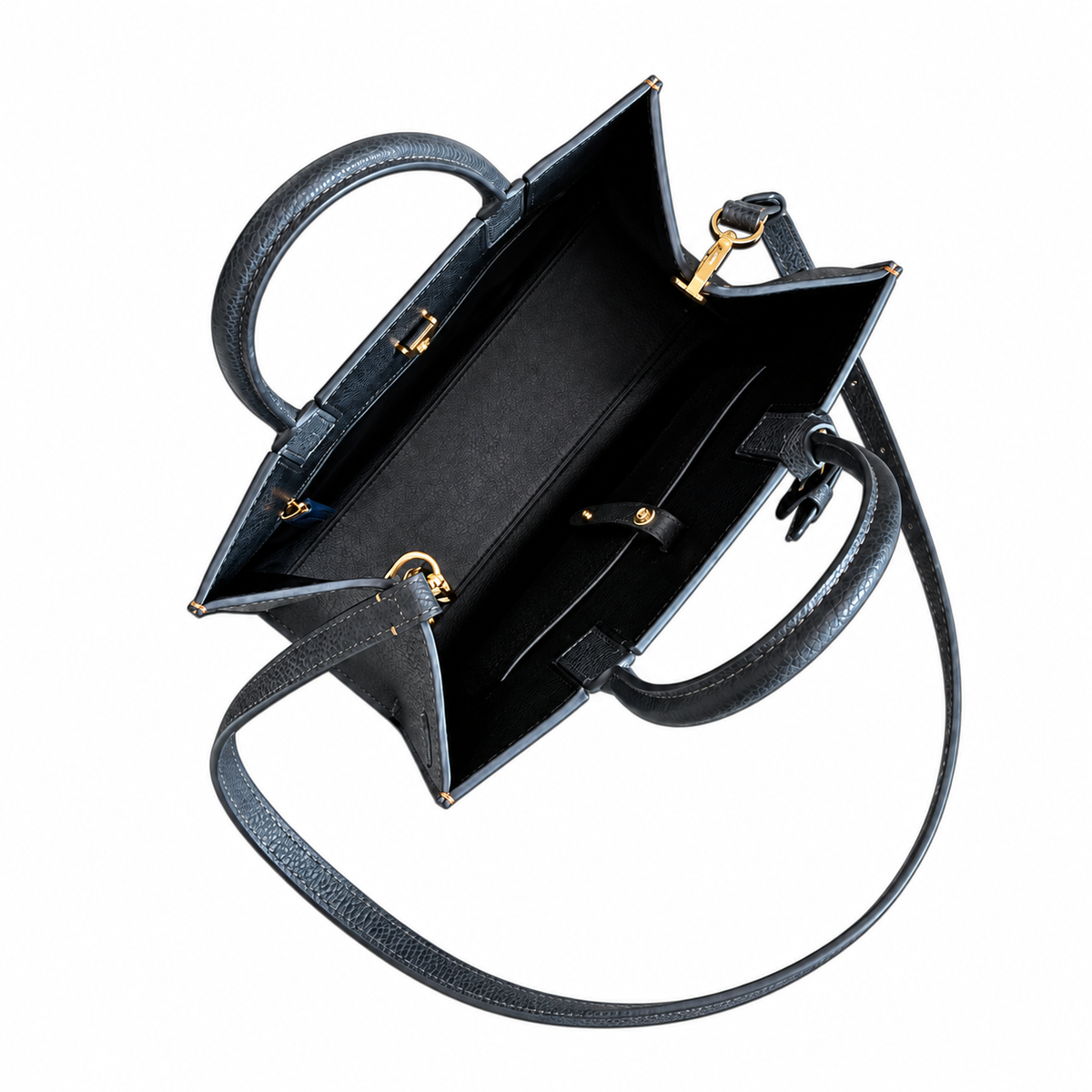Burberry Slate TB Monogram Top Handle Bag