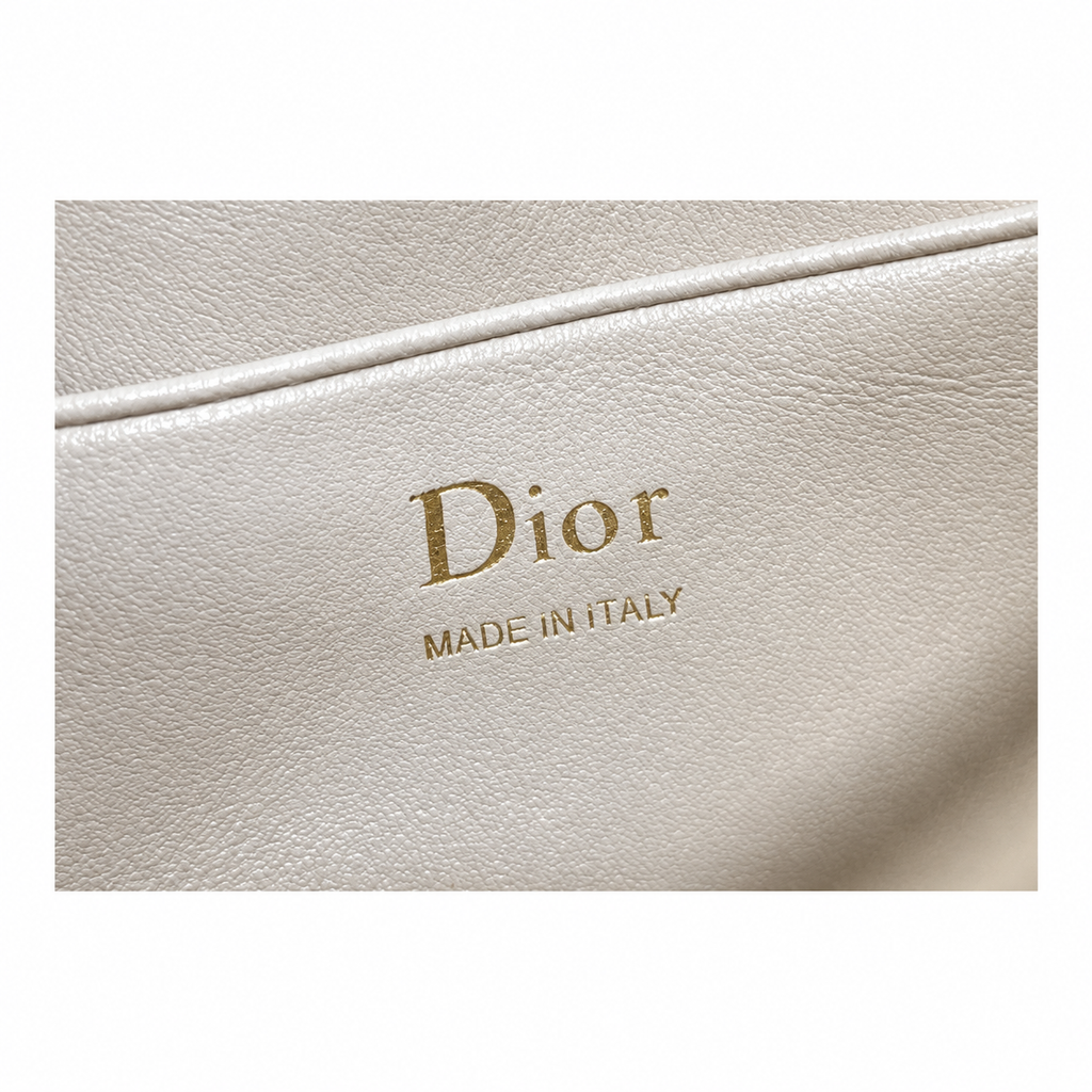 Dior Cannage Quilted Baguette Shoulder Bag 21cm