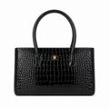 Chanel Executive Tote Black Croc-Embossed Gold Hardware