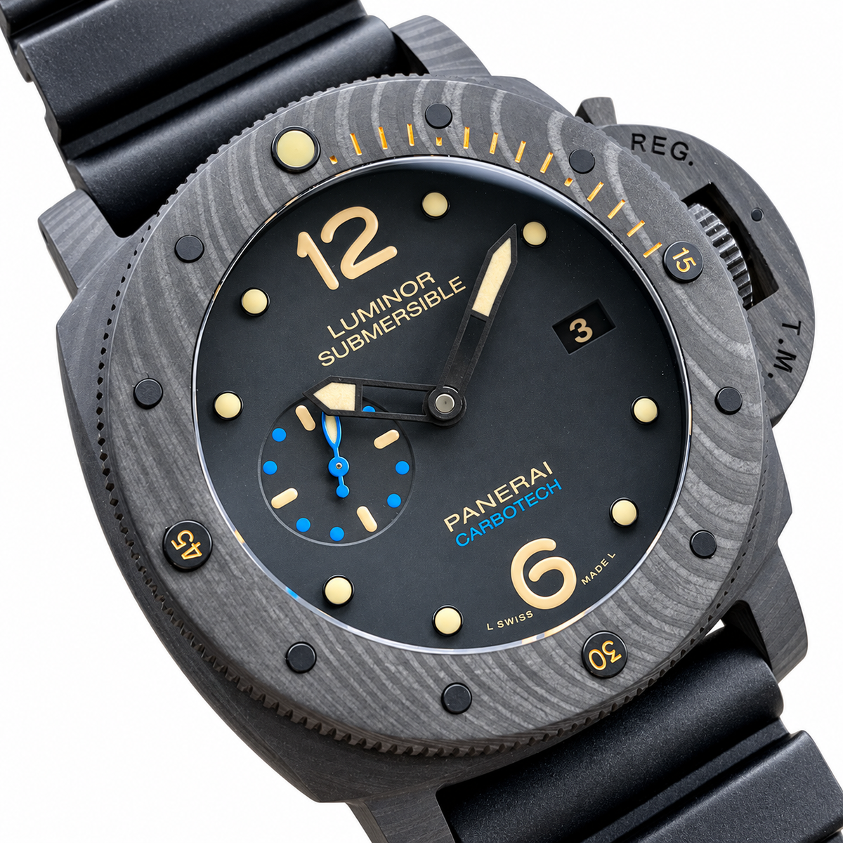 Panerai Luminor 1950 8 Days GMT Automatic 47mm Men's Steel Watch