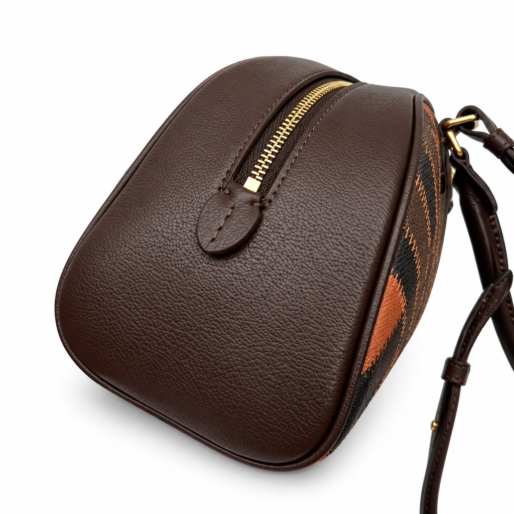 Burberry Autumn Check Equestrian Bowling Bag