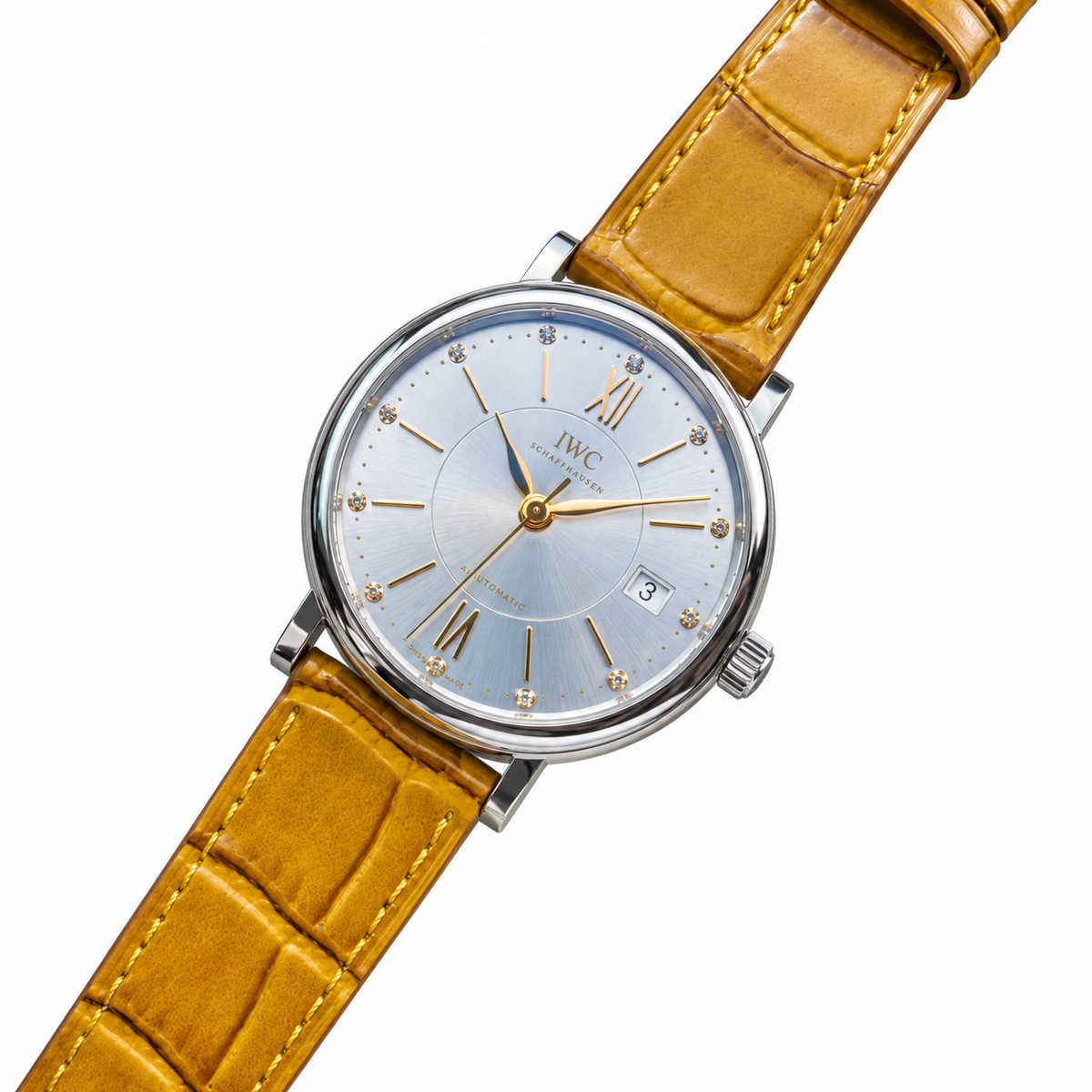 IWC Portofino 34mm Rare Books Curator Automatic Steel Watch