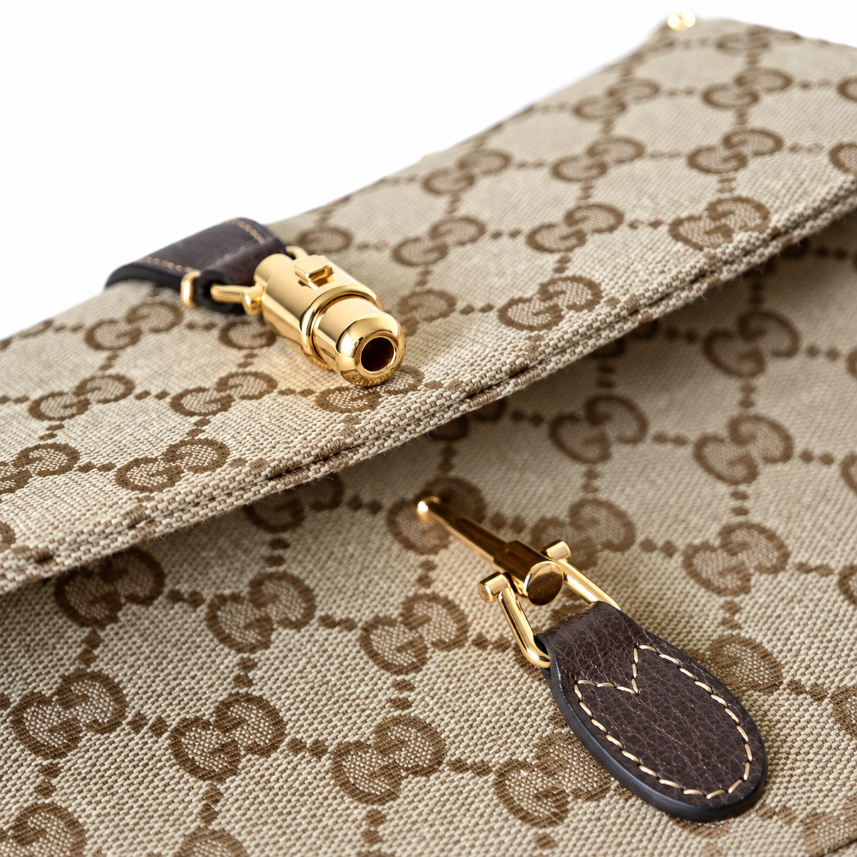 Gucci Jackie 1961 GG Supreme Chain Shoulder Bag