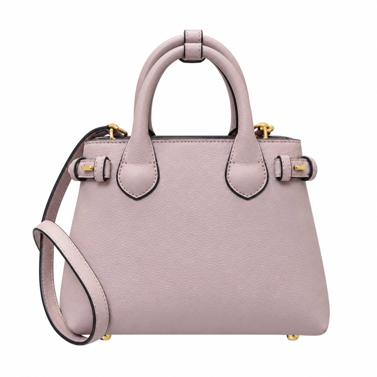 Burberry Dusty Rose Poise Top Handle Bag