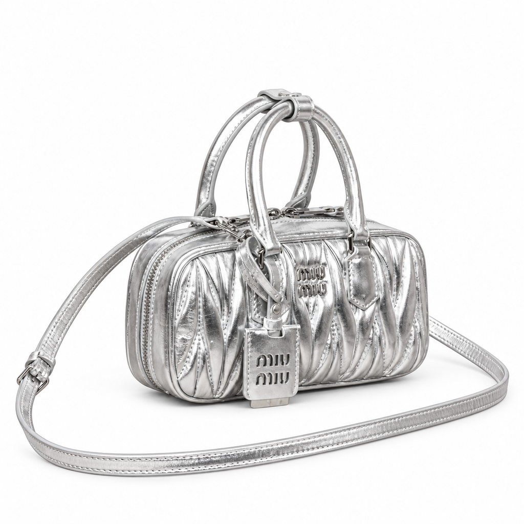 Miu Miu Mini Leather Shoulder Bag 19cm