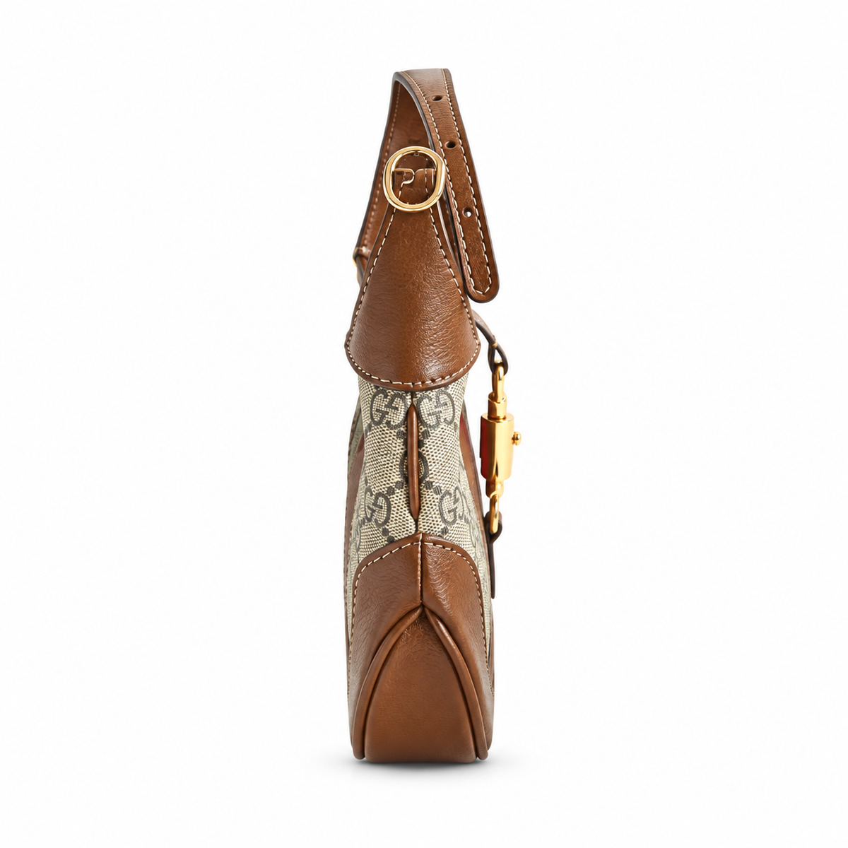 Gucci Jackie 1961 Mini Hobo in GG Supreme Canvas with Web Stripe