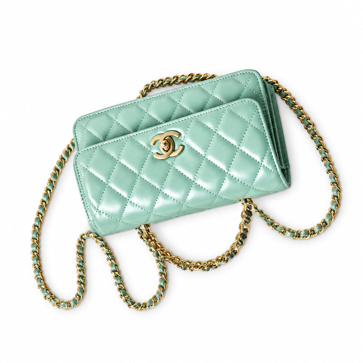 Chanel Quilted Petite Shoulder Bag 11×18.5×6cm