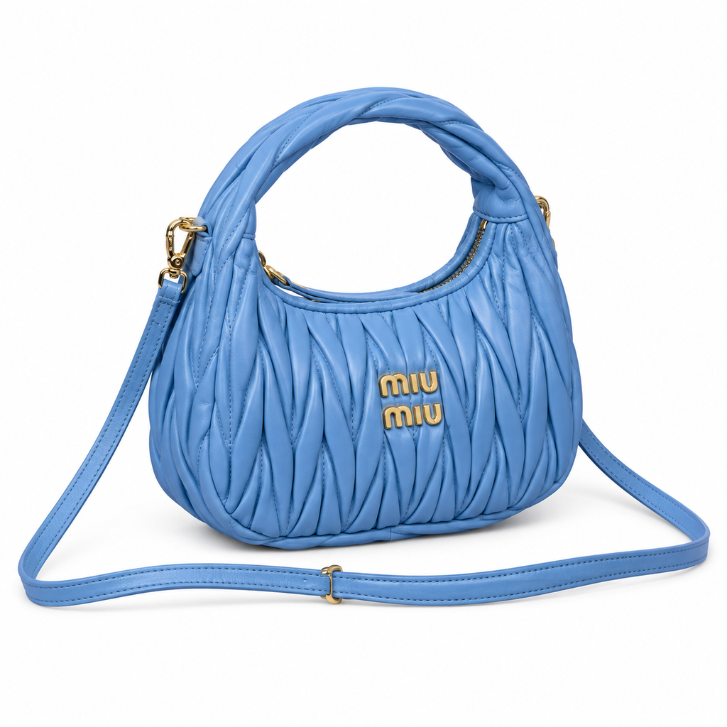 Miu Miu Matelassé Leather City Crossbody Bag