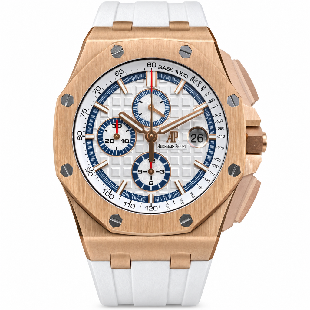 Audemars Piguet Royal Oak Offshore Chronograph Rose Gold White