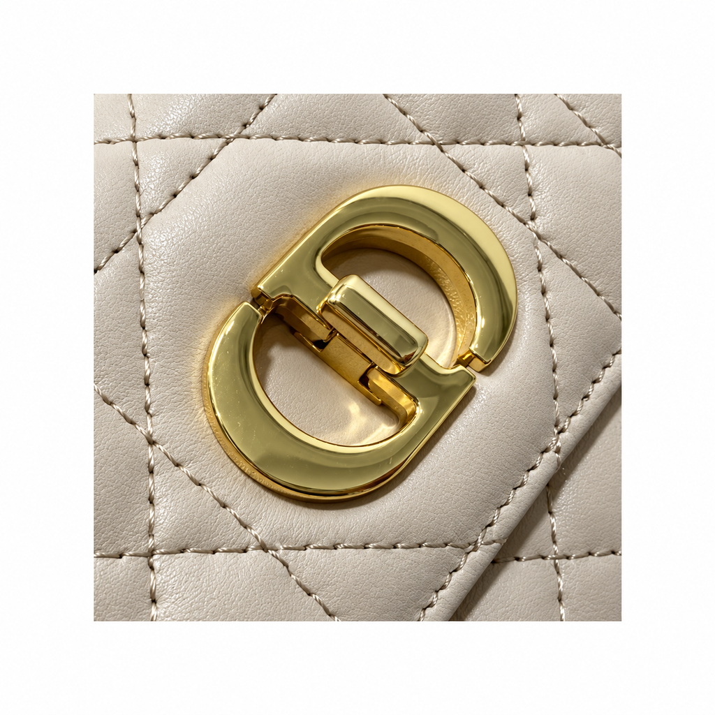 Dior Cannage Quilted Petite Shoulder Bag 17.3cm