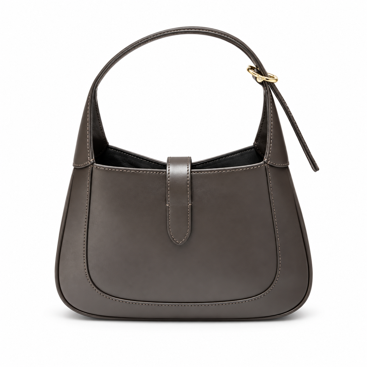Gucci Jackie 1961 Small Hobo in Dark Chocolate Polished Leather