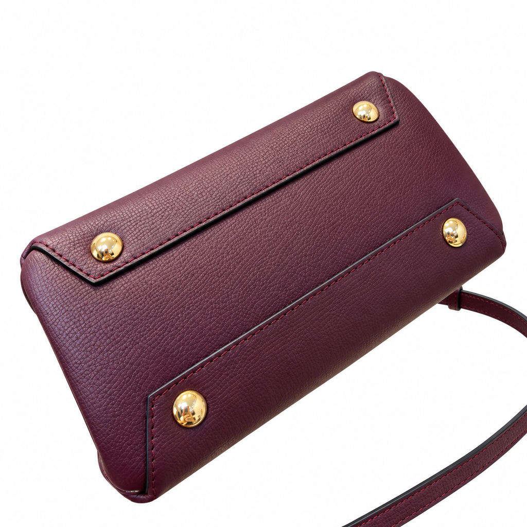 Burberry Burgundy Reverie Top Handle Bag