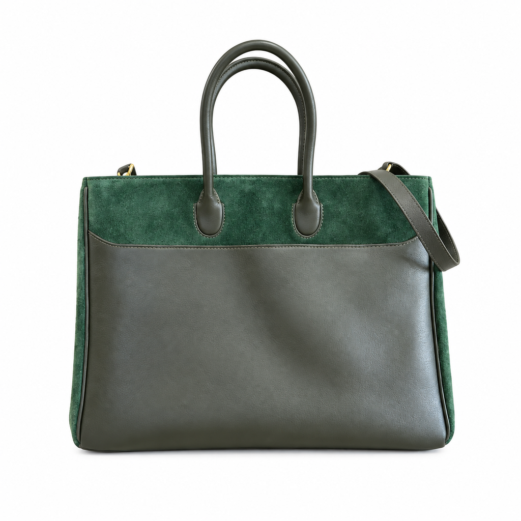 Burberry Forest Elegance Textured Tote Bag