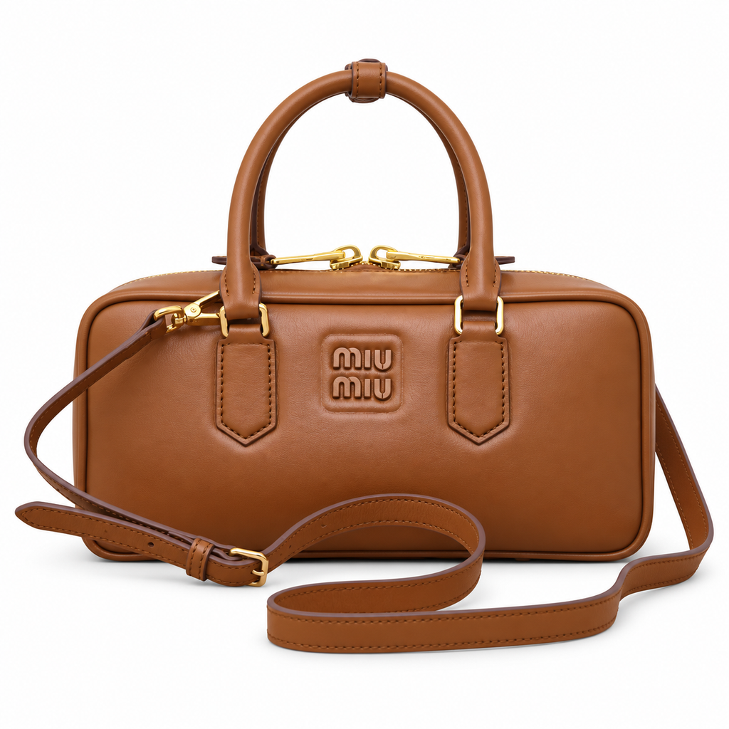 Miu Miu Convertible Leather Shoulder Bag