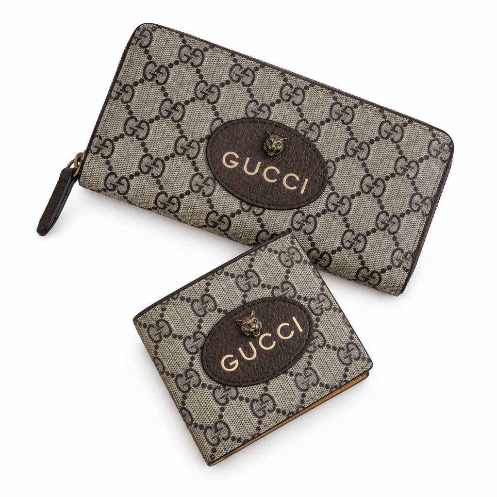 Gucci Neo Vintage GG Supreme Card Case Wallet