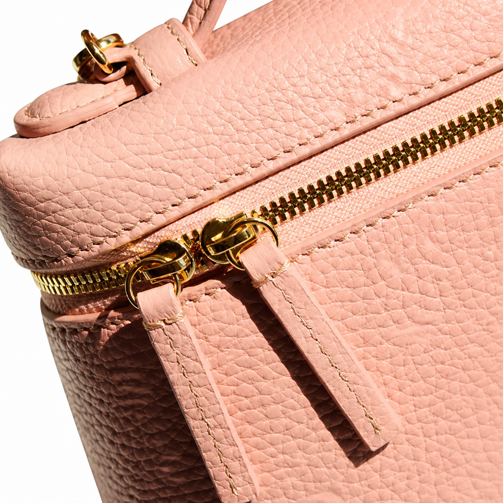Chanel Vanity Case Pink Caviar Gold Hardware