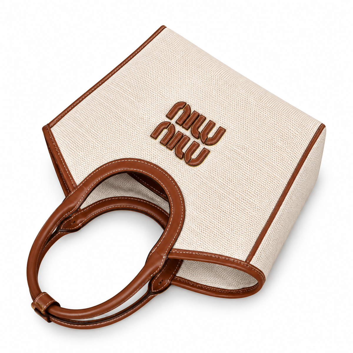 Miu Miu Convertible Leather Bag 22 cm