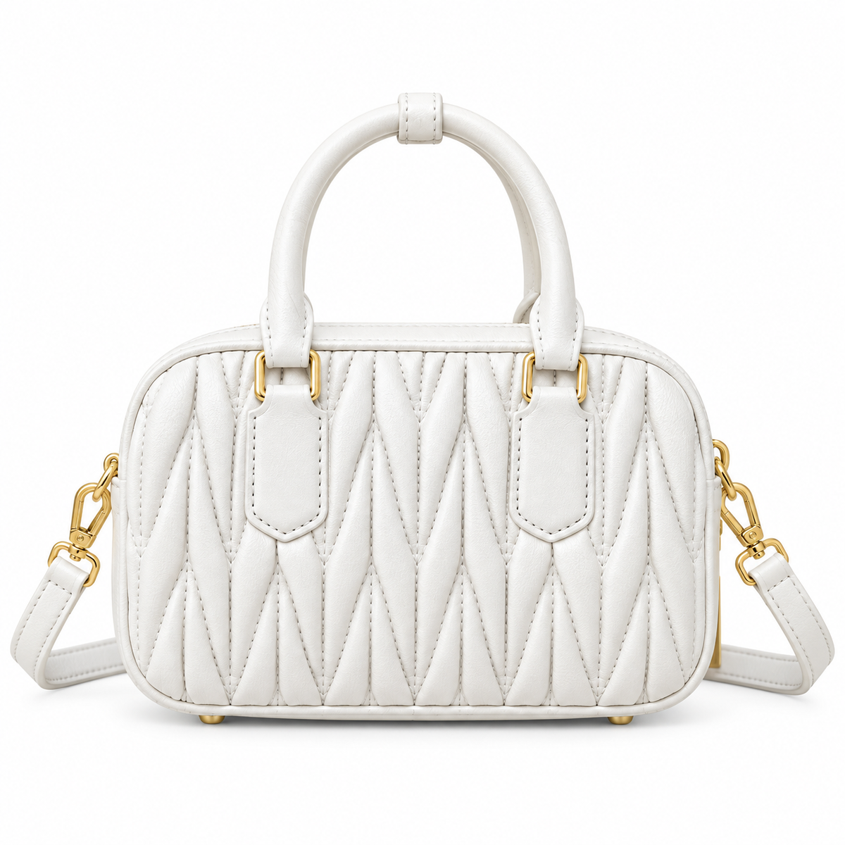 Miu Miu Matelassé Leather Sleek Crossbody Bag