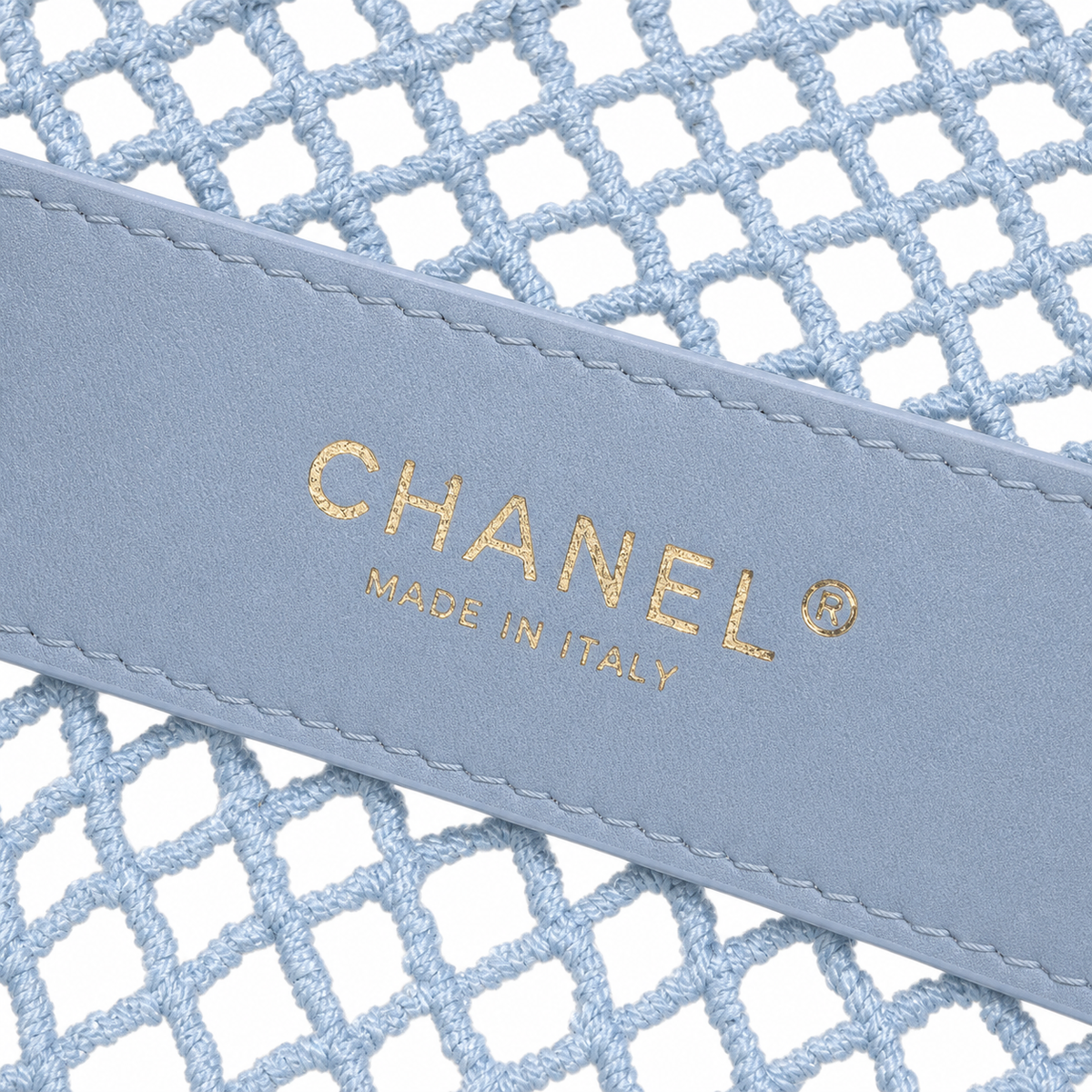 Chanel Woven Mesh Classic Flap Bag