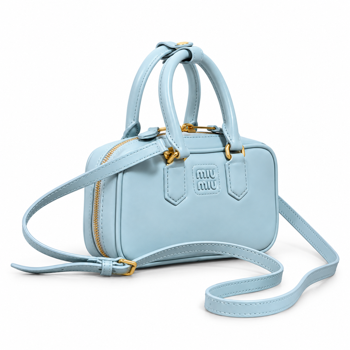 Miu Miu Leather Crossbody Bag 19 cm