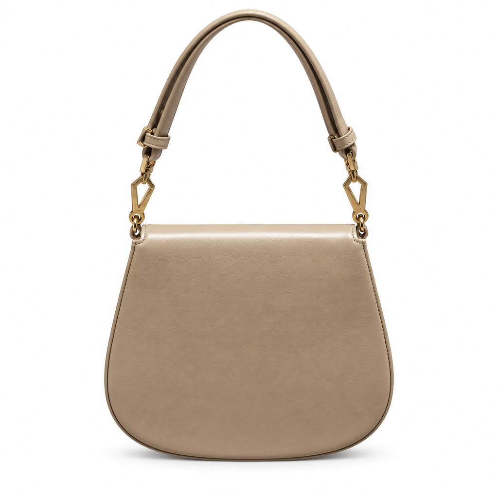 YSL Solferino Shoulder Bag – Taupe Leather
